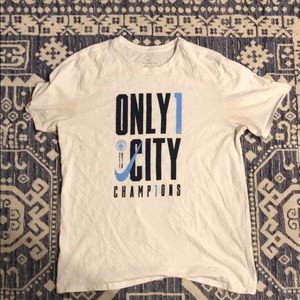 Nike Manchester city champions T-shirt